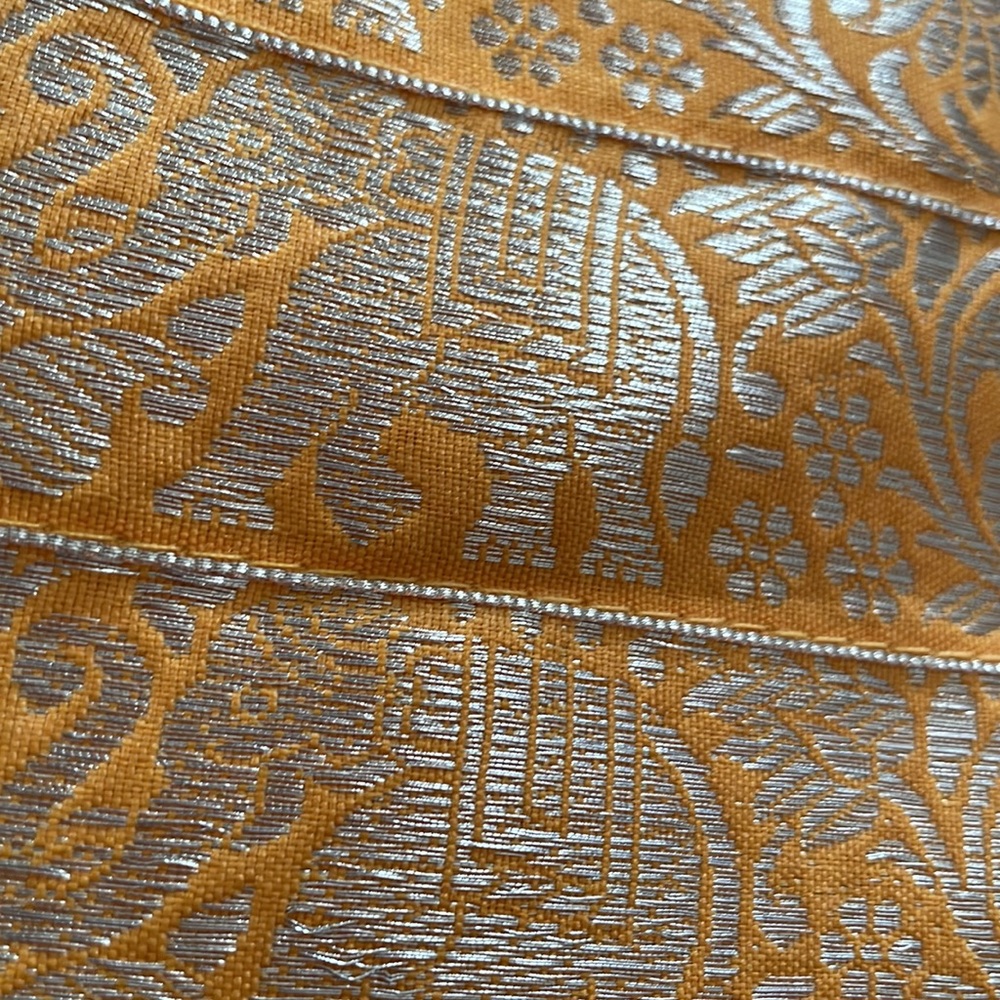 Elephant Print Pouch in Gold - Picture 3 of 7
